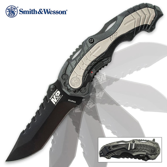 Smith & Wesson M&P Assisted Opening Pocket Knife Recurve