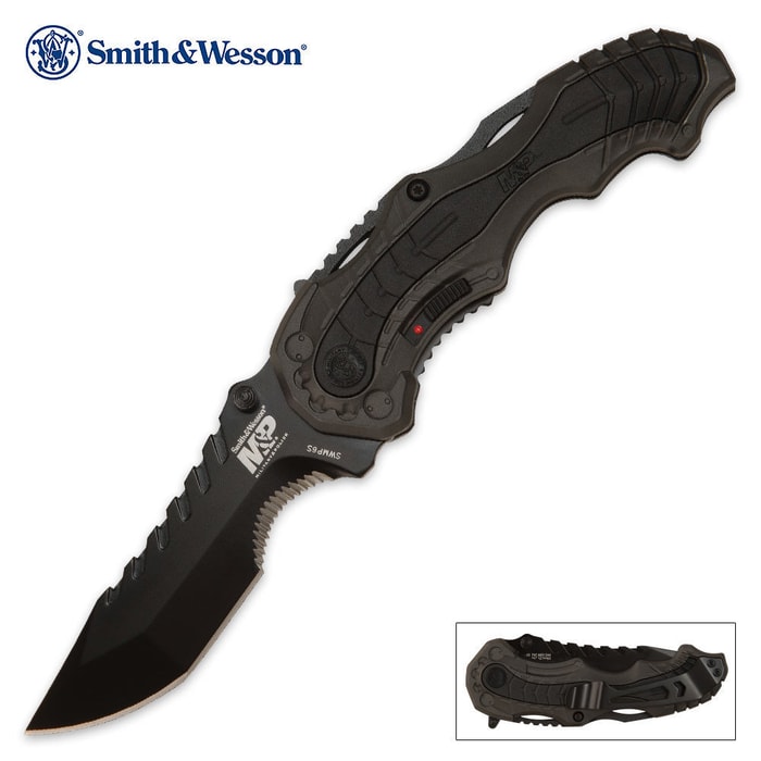 Smith & Wesson M&P Assisted Opening Pocket Knife Serrated