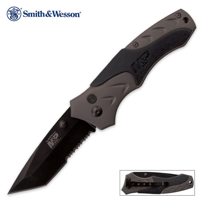 Smith & Wesson M&P Plunge Lock Pocket Knife