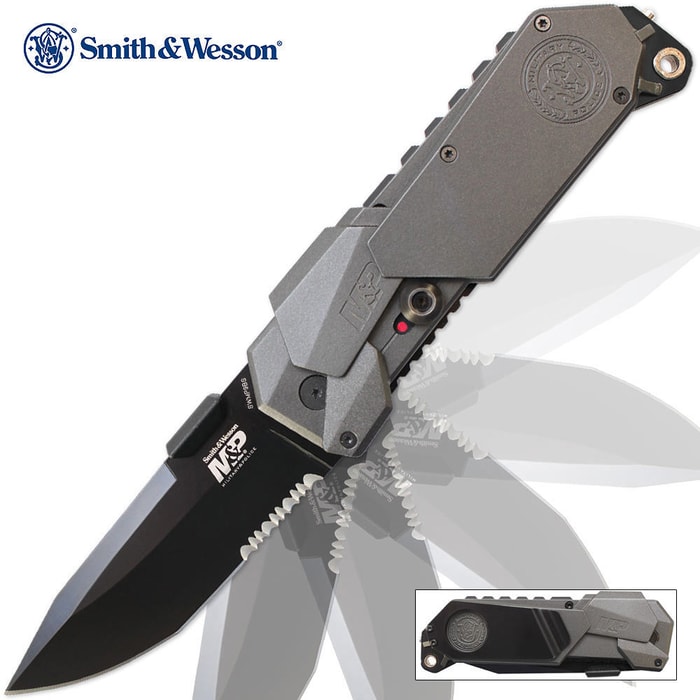 Smith & Wesson M&P 2014 Assisted Opening Pocket Knife Serrated