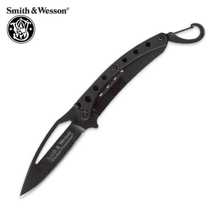 Smith & Wesson Pocket Proctector Black Folding Knife