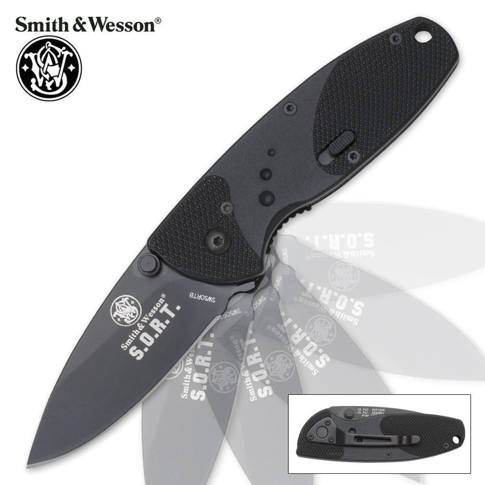 Smith & Wesson S.O.R.T. Plain Folding Knife