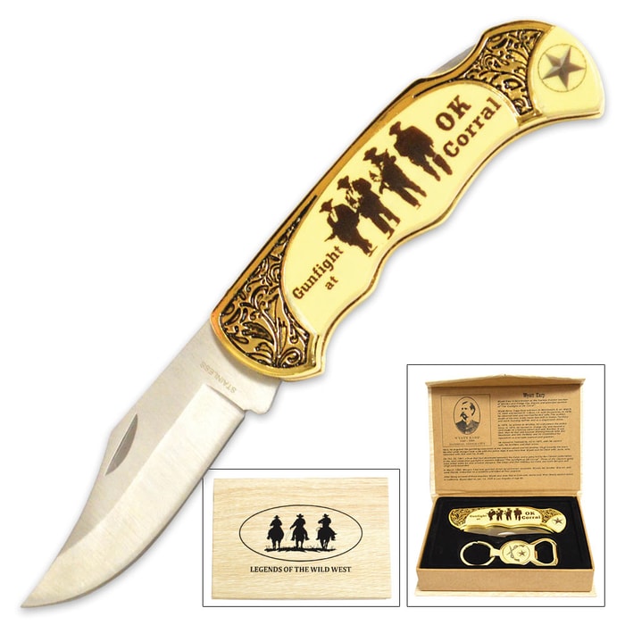Legends Of The Wild West OK Corral Knife