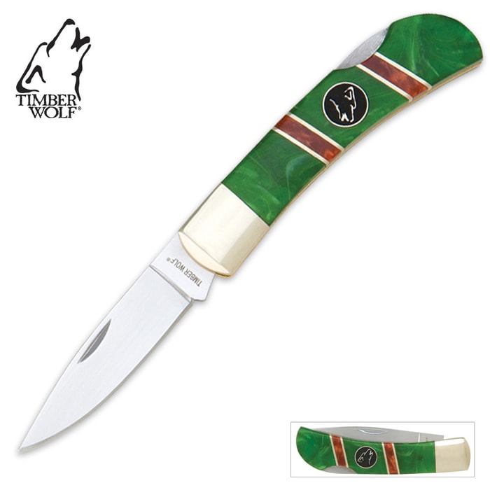 Timber Wolf Emerald Hill Lockback Folding Knife