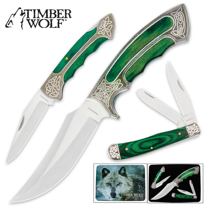 Timber Wolf Elite Celtic Knife Set