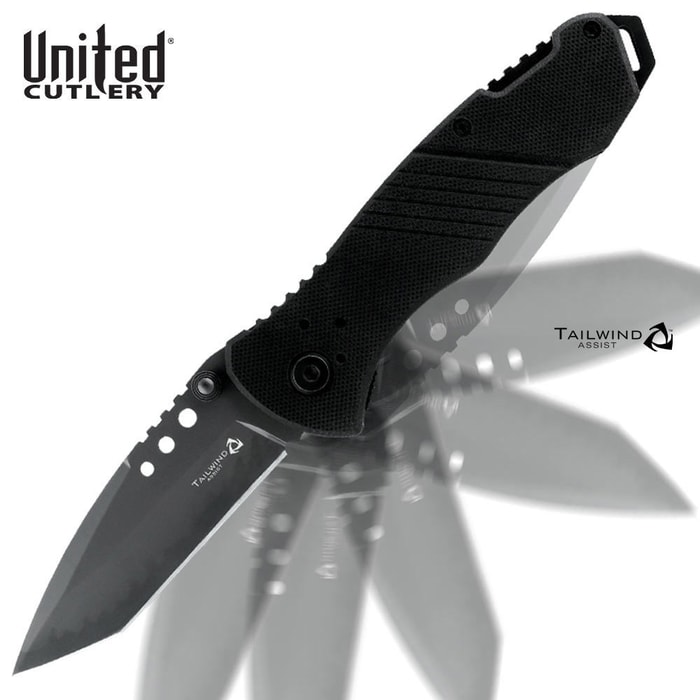 United Cutlery Tailwind Assisted Opening G-10 Tanto Pocket Knife