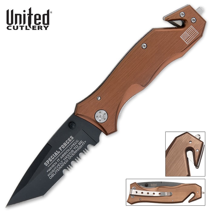 United Military Special Forces Folding Knife