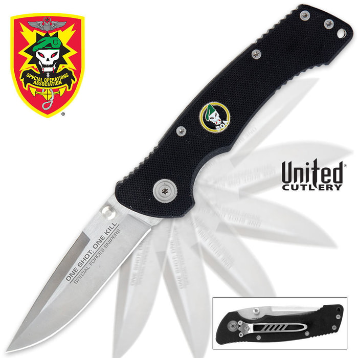 United Cutlery Tailwind Assisted Opening SOA Sniper Pocket Knife