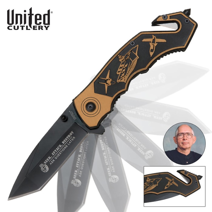 United Cutlery Silent Attack Assisted Opening Pocket Knife