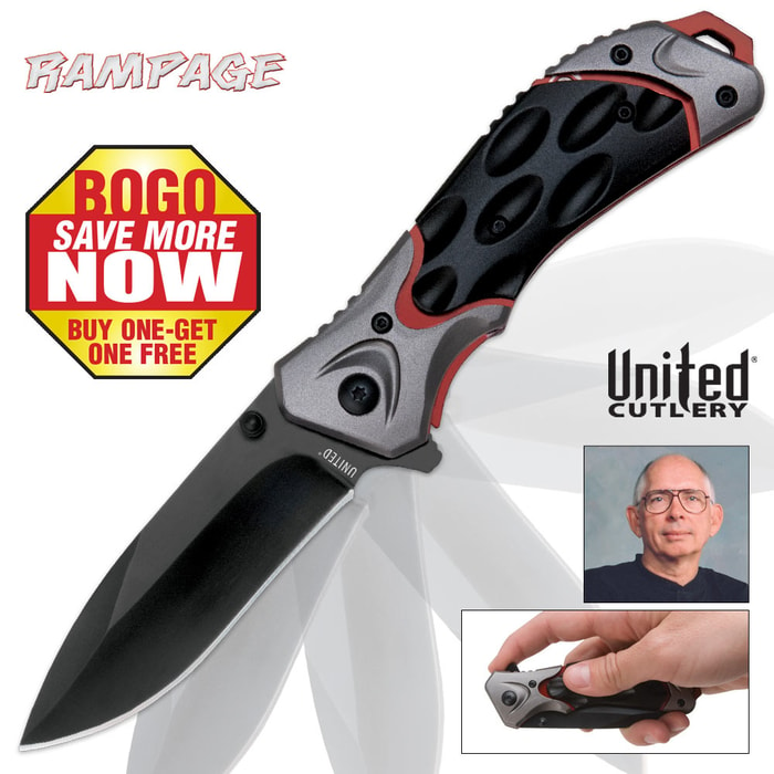 Rampage Assisted Opening Pocket Knife - BOGO