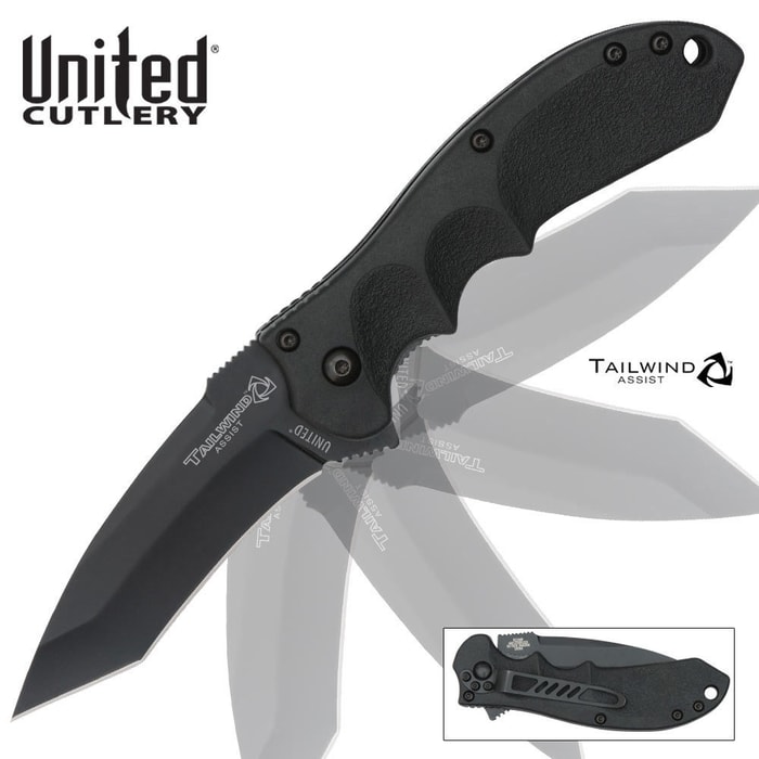 United Cutlery Tailwind Assisted Opening Tanto Pocket Knife