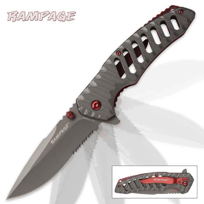 Rampage RedShift Assisted Opening Pocket Knife