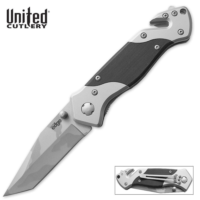 United Cutlery Edge Camo Rescue Pocket Knife