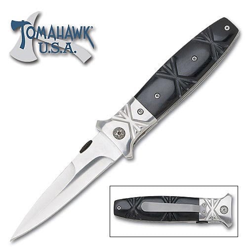 Tomahawk Cross Cut Folding Knife