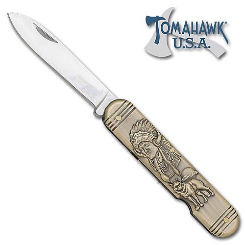 Tomahawk Indian Folding Knife