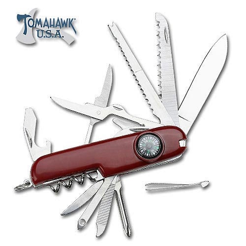 Swiss Style Camp Knife with 12 Tools