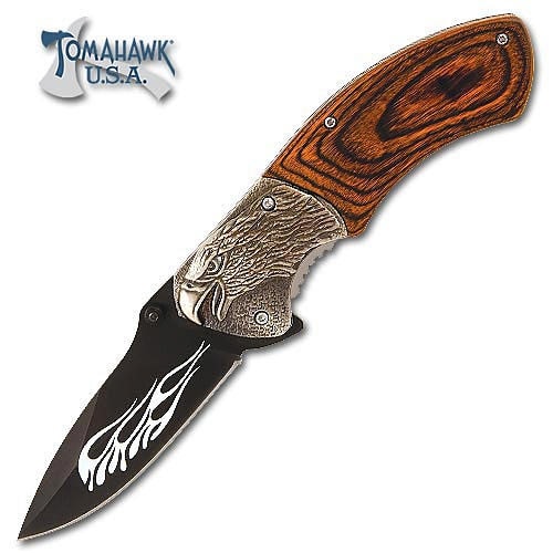 Eagle Fantasy Pakkawood Folding Knife