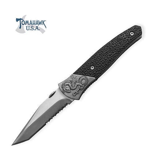 Dragon Lord Fighter Tanto Folding Knife