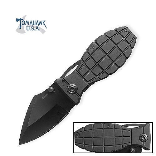 Tomahawk XL1357 Black Grenade Folding Knife
