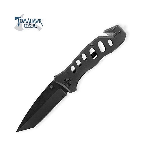 Tomahawk Black Rescue Folding Knife