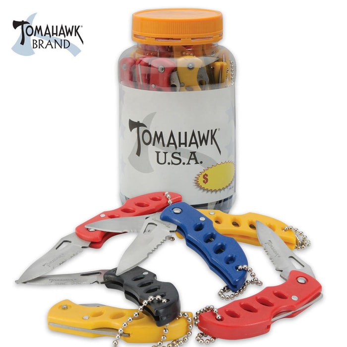 Tomahawk 48 Piece Knife Jar