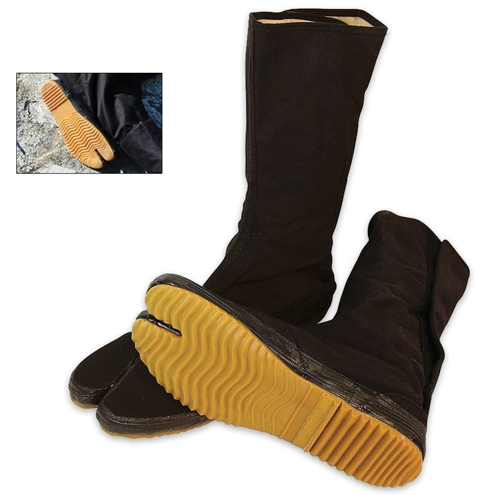 Traditional Ninja Tabi Boots with Split Toe Size 10