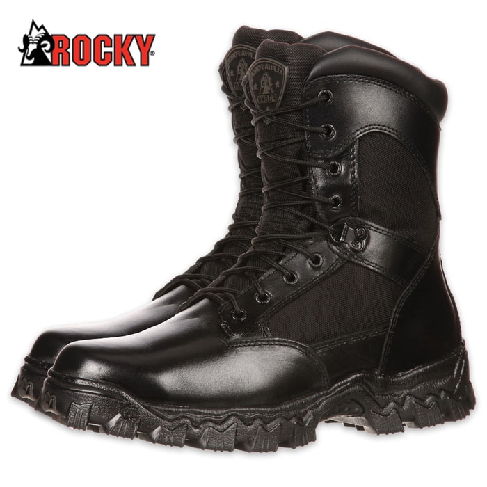 Rocky Alpha Force Zipper Waterproof Duty Boot
