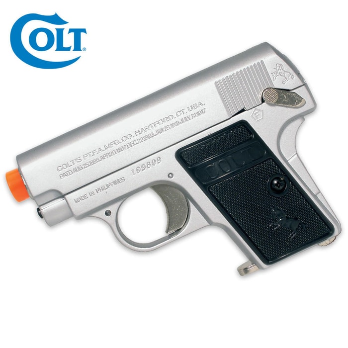 Colt 25 Spring Airsoft Pistol Silver