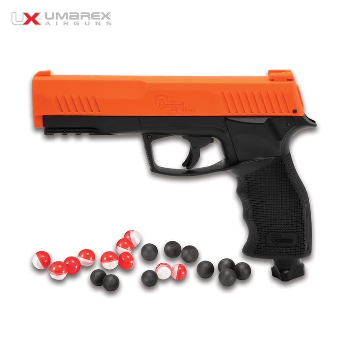 Umarex pepper ball pistol and ammo.