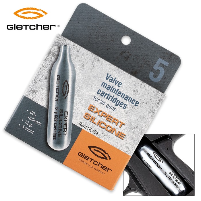 Gletcher Silicone Service Cartridge - 5-Pack