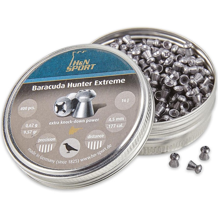 Barracuda Hunter Extreme .177 Caliber Hollow Point Pellets - 400-Count