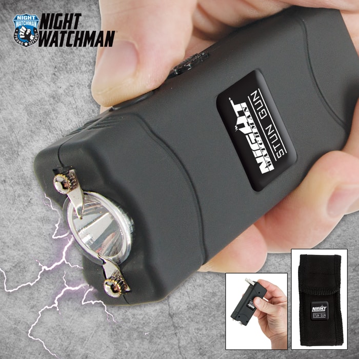 Night Watchman 5 Million-Volt Stun Gun / LED Flashlight