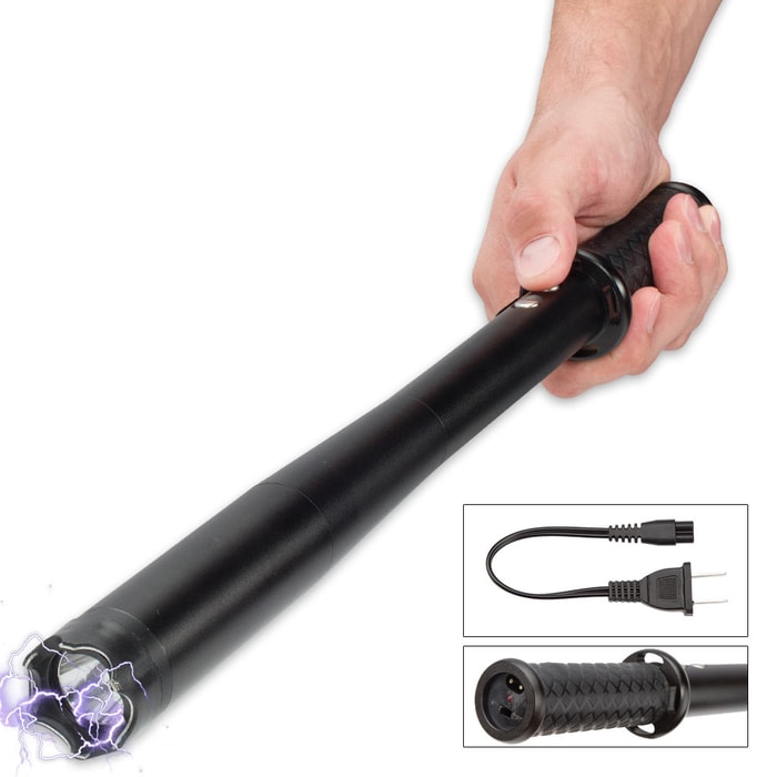 Night Watchman 4 Million-Volt Stun Gun / Baton / CREE LED Flashlight