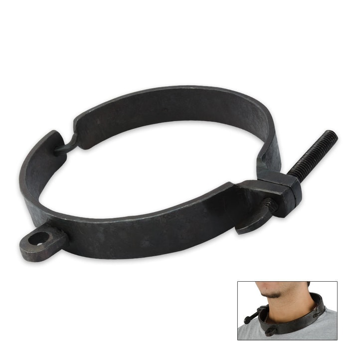 Middle Ages Metal Neck Collar Shackle Replica