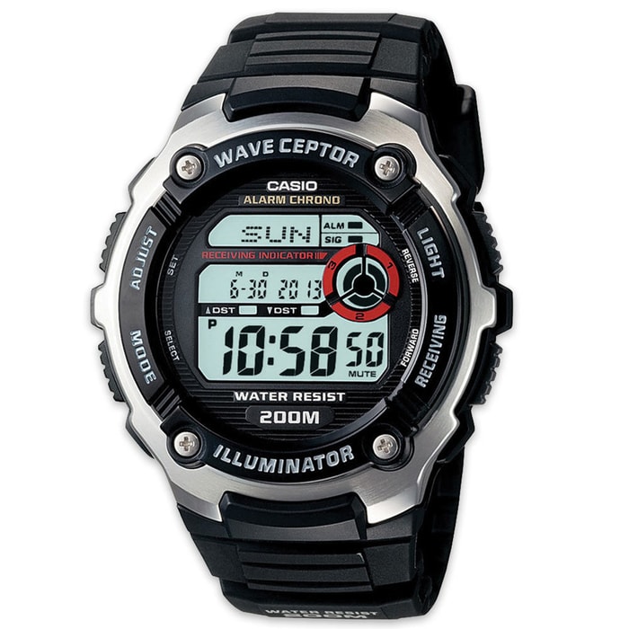 Casio Wave Ceptor Atomic Sport Watch