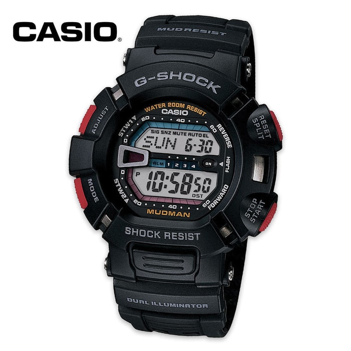 Casio G Shock Digital Mudman Watch
