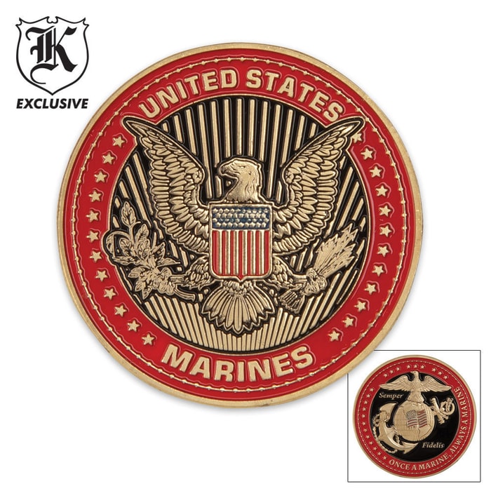 USMC Marines Military Challenge Collectible Coin