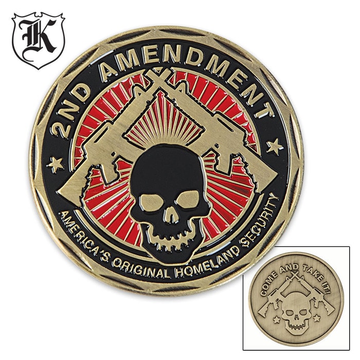 Second Amendment Homeland Security Commemorative Challenge Coin