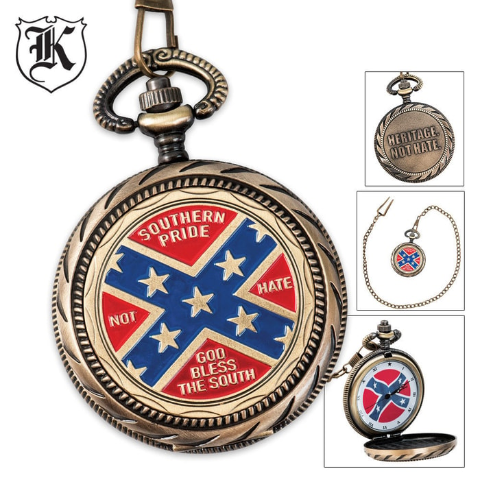 Heritage Not Hate Pocket Watch