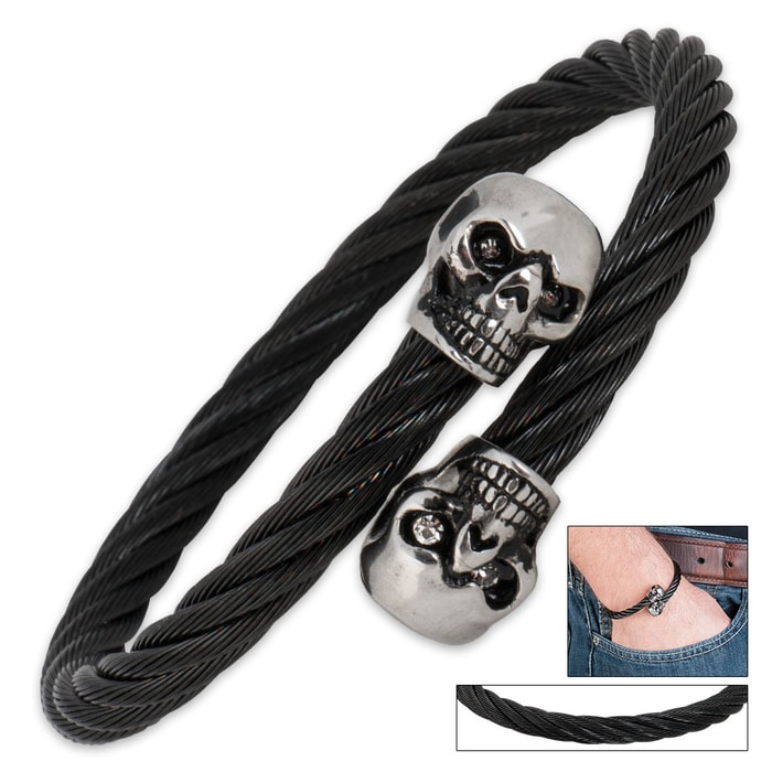 Skull Titanium Bracelet
