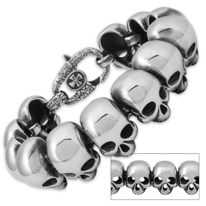 Dead Links Stainless Steel Skull Chain / Bracelet