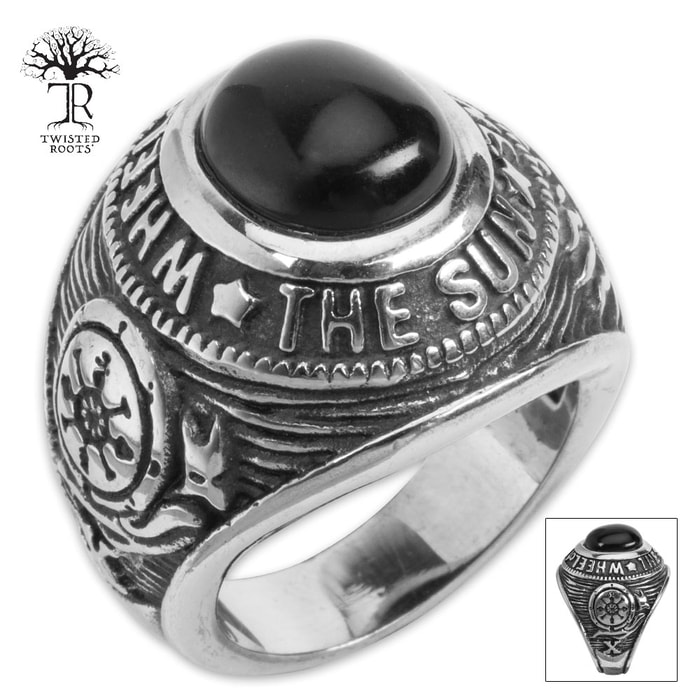 Twisted Roots Wheel Of Fortune Sun Ring