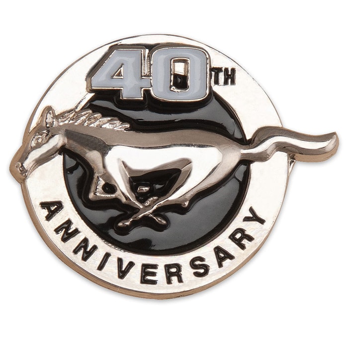 Mustang 40th Anniversary Pin