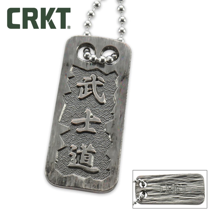 CRKT Bushido Pendant With 35 In. Bead Chain