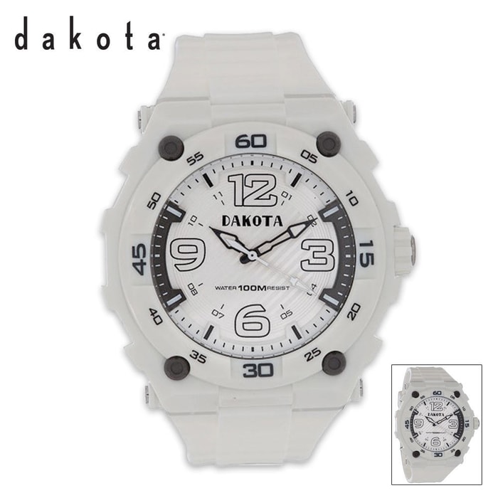 Dakota Tough Watch White