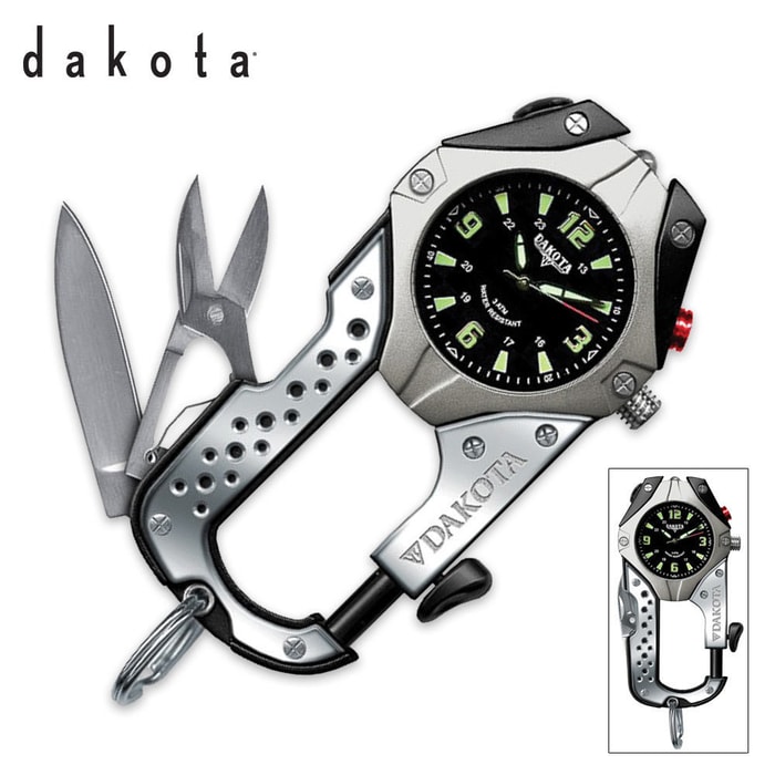 Dakota Knife Clip Watch Black 