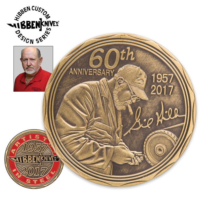 Gil Hibben 60TH Anniversary Collectors Coin