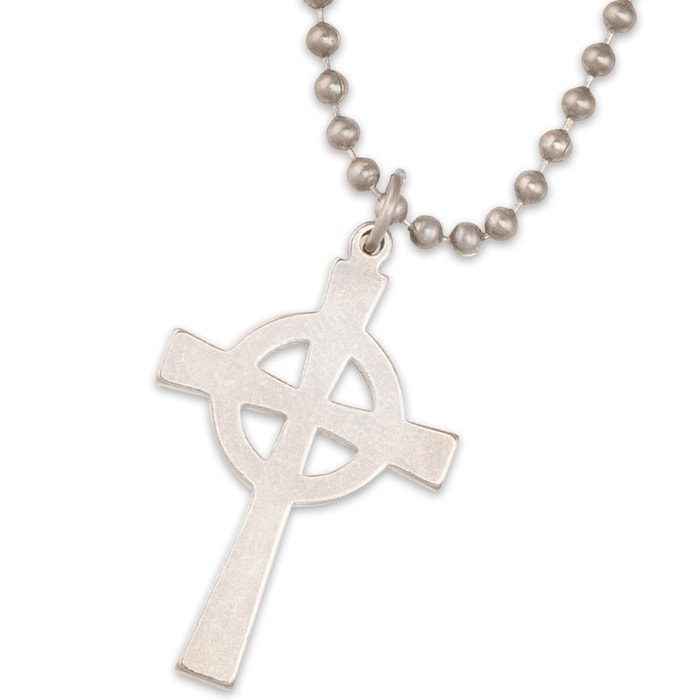 GI Jewelry Celtic Cross Necklace