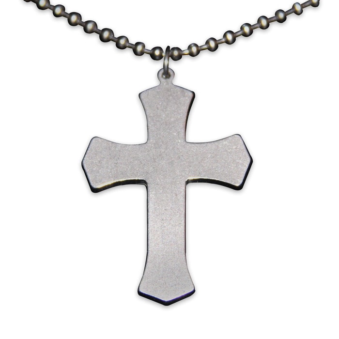 Warrior Cross Beaded Chain 24”