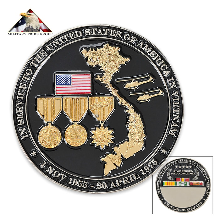 Engravable Vietnam Veteran Tribute Coin